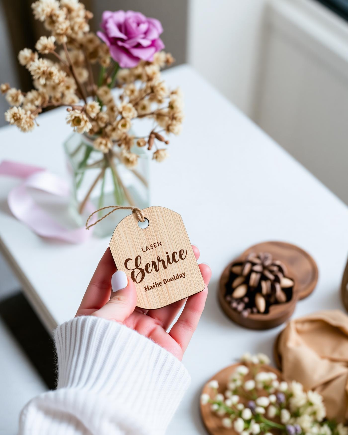 Peça personalizada gravada à mão no atelier